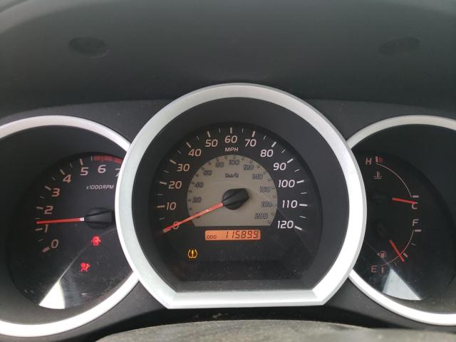 5TETX22N48Z495375 - 2008 TOYOTA TACOMA ACCESS CAB ვერცხლისფერი ფოტო 9