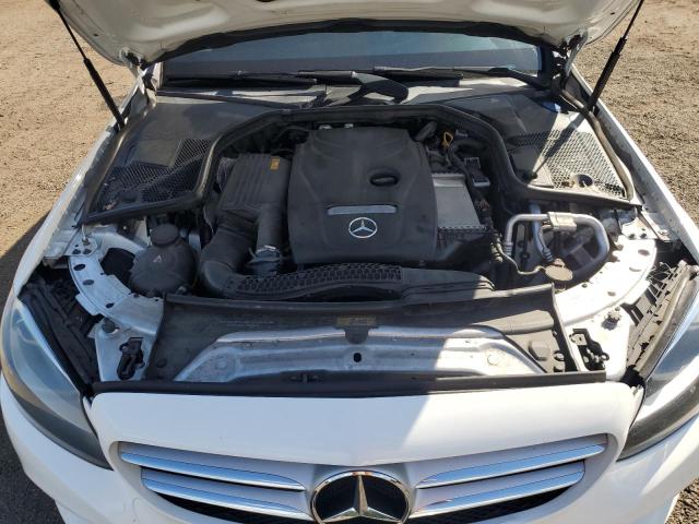 55SWF4KB4JU280683 - 2018 MERCEDES-BENZ C 300 4MATIC WHITE photo 11