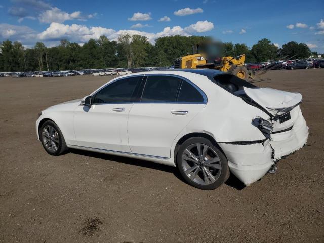 55SWF4KB4JU280683 - 2018 MERCEDES-BENZ C 300 4MATIC WHITE photo 2