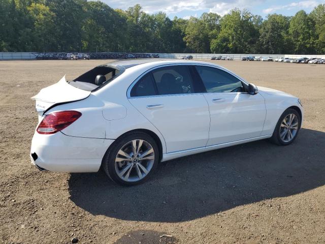 55SWF4KB4JU280683 - 2018 MERCEDES-BENZ C 300 4MATIC WHITE photo 3