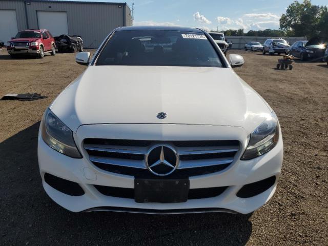 55SWF4KB4JU280683 - 2018 MERCEDES-BENZ C 300 4MATIC WHITE photo 5