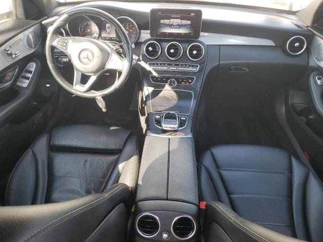 55SWF4KB4JU280683 - 2018 MERCEDES-BENZ C 300 4MATIC WHITE photo 8