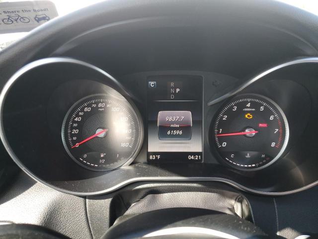 55SWF4KB4JU280683 - 2018 MERCEDES-BENZ C 300 4MATIC WHITE photo 9