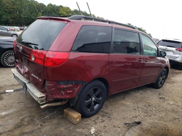 5TDZK23C38S186886 - 2008 TOYOTA SIENNA CE BURGUNDY photo 3