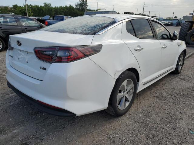 KNAGM4AD2G5092525 - 2016 KIA OPTIMA HYBRID WHITE photo 3