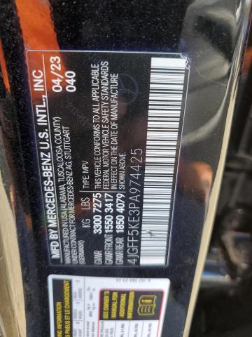 4JGFF5KE3PA974425 - 2023 MERCEDES-BENZ GLS 450 4MATIC BLACK photo 13