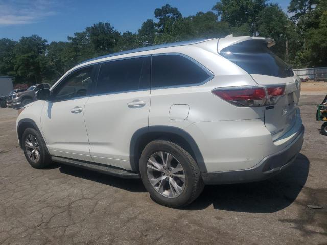 5TDKKRFH8FS058240 - 2015 TOYOTA HIGHLANDER XLE თეთრი ფოტო 2