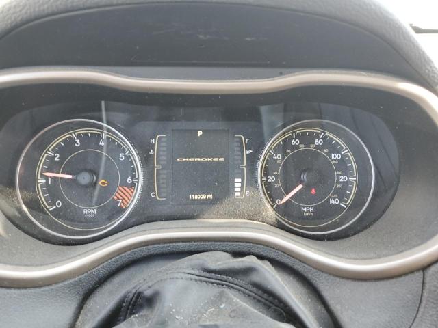 1C4PJLCB5EW244869 - 2014 JEEP CHEROKEE LATITUDE SILVER photo 9