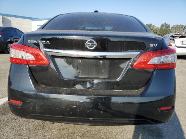 3N1AB7AP4FY284060 - 2015 NISSAN SENTRA S BLACK photo 6