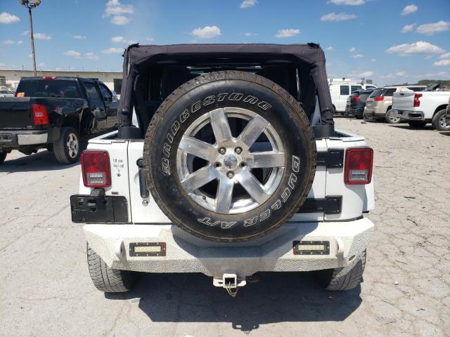 1C4BJWEG7GL202194 - 2016 JEEP WRANGLER UNLIMITED SAHARA WHITE photo 6