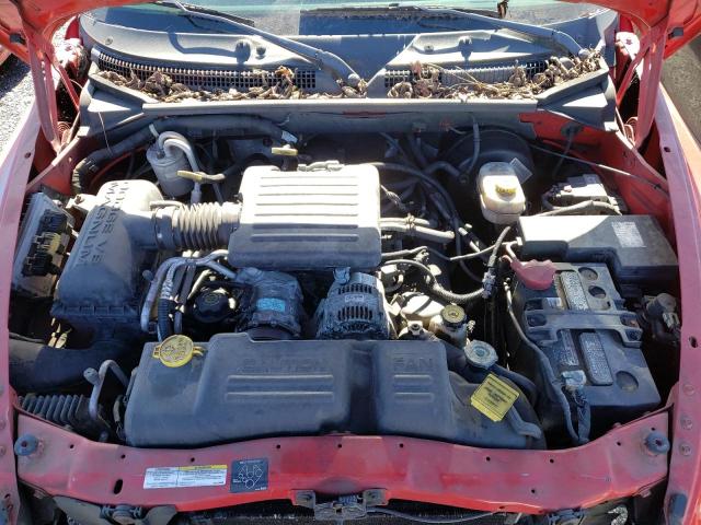 1B7FL36N42S549441 - 2002 DODGE DAKOTA SPORT RED photo 11