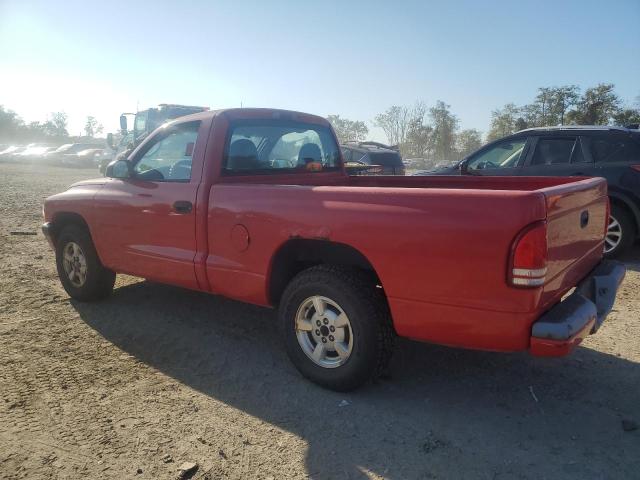 1B7FL36N42S549441 - 2002 DODGE DAKOTA SPORT RED photo 2