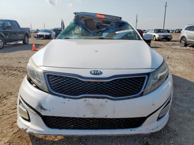 5XXGN4A74FG493403 - 2015 KIA OPTIMA EX WHITE photo 5