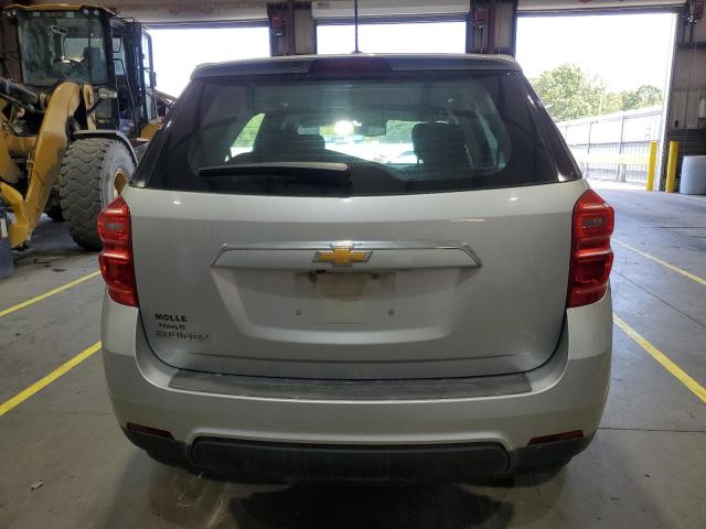 2GNALBEK6H1582940 - 2017 CHEVROLET EQUINOX LS SILVER photo 6