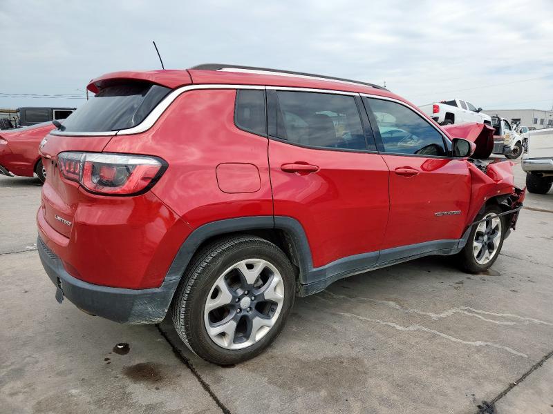 3C4NJCCB5KT660087 - 2019 JEEP COMPASS LIMITED Qırmızı foto 3