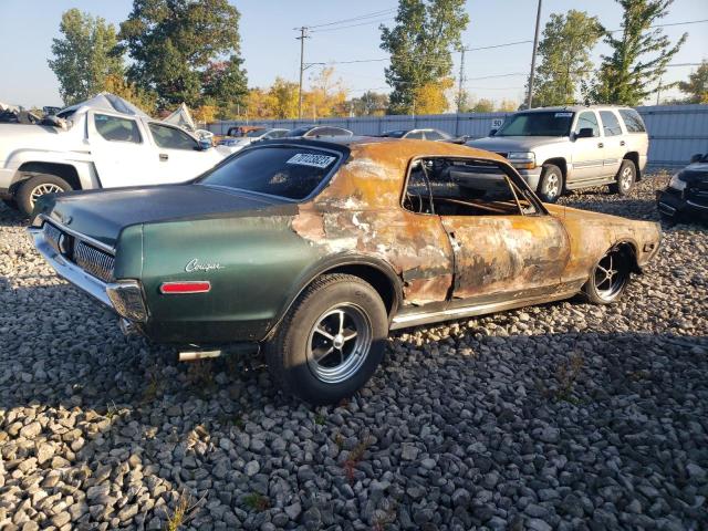 8F91C542636 - 1968 MERCURY COUGAR GREEN photo 3