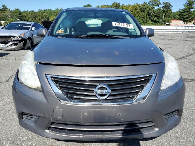 3N1CN7AP1CL892658 - 2012 NISSAN VERSA S GRAY photo 5