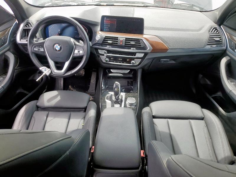 5UXTY3C05M9G65773 - 2021 BMW X3 SDRIVE30I GRAY photo 8