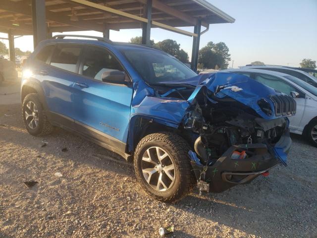 1C4PJMBS3HW636230 - 2017 JEEP CHEROKEE TRAILHAWK BLUE photo 4