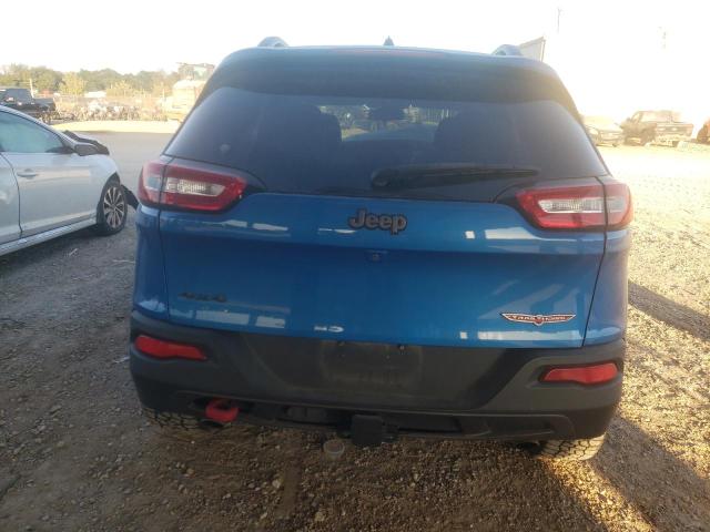 1C4PJMBS3HW636230 - 2017 JEEP CHEROKEE TRAILHAWK BLUE photo 6