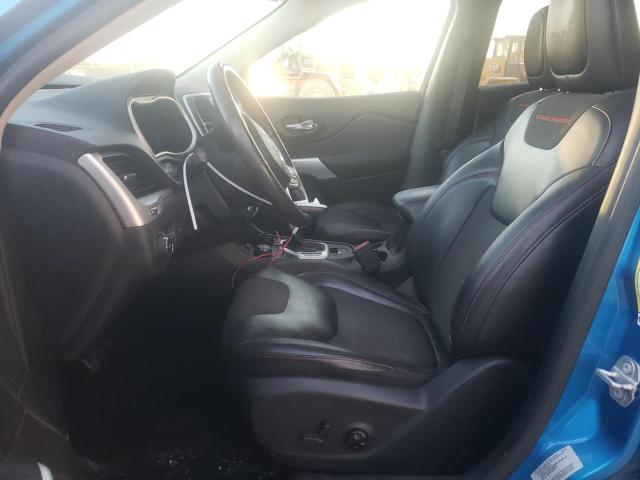 1C4PJMBS3HW636230 - 2017 JEEP CHEROKEE TRAILHAWK BLUE photo 7