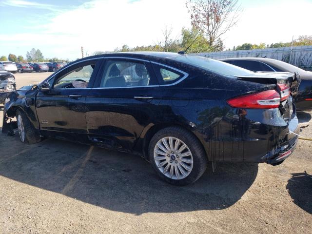 3FA6P0PUXJR244163 - 2018 FORD FUSION SE PHEV BLACK photo 2