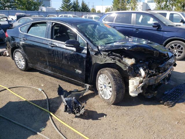 3FA6P0PUXJR244163 - 2018 FORD FUSION SE PHEV BLACK photo 4