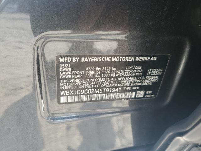 WBXJG9C02M5T91941 - 2021 BMW X1 XDRIVE28I Grau Foto 13