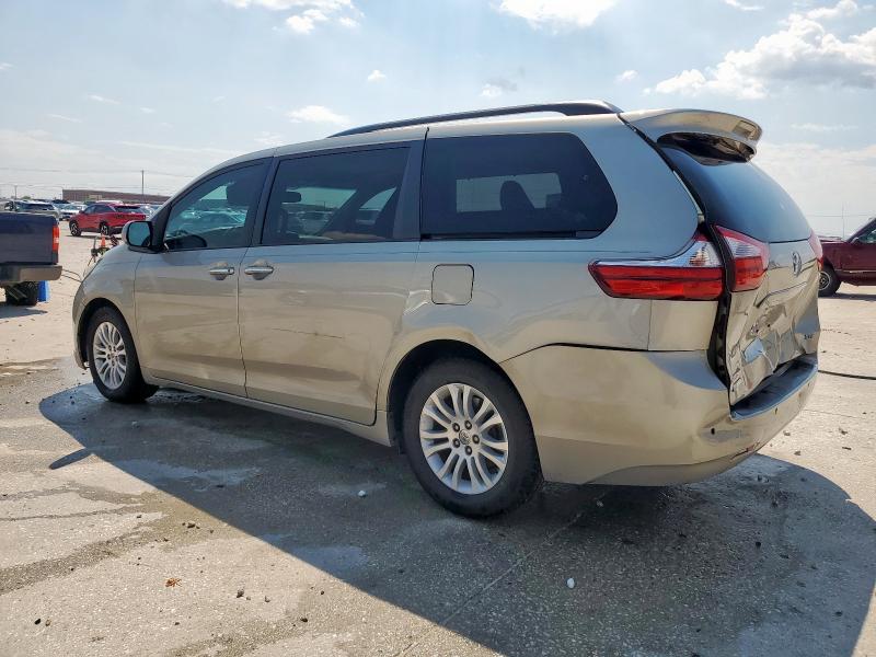 5TDYK3DC3GS727126 - 2016 TOYOTA SIENNA XLE TAN photo 2