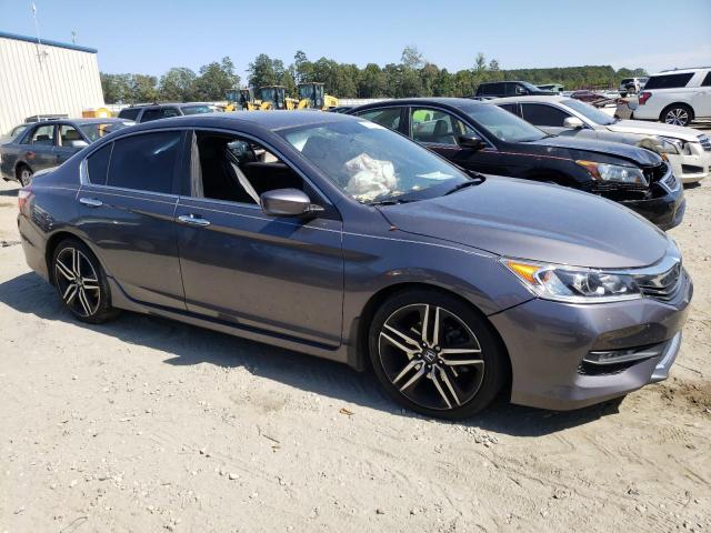 1HGCR2F51GA118436 - 2016 HONDA ACCORD SPORT GRAY photo 4