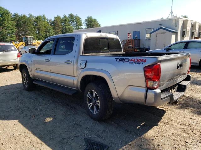 3TMCZ5AN6HM046287 - 2017 TOYOTA TACOMA DOUBLE CAB SILVER photo 2