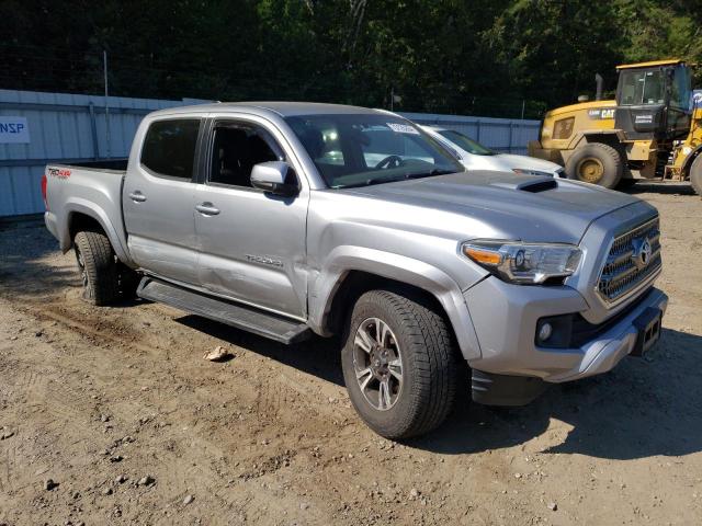 3TMCZ5AN6HM046287 - 2017 TOYOTA TACOMA DOUBLE CAB SILVER photo 4