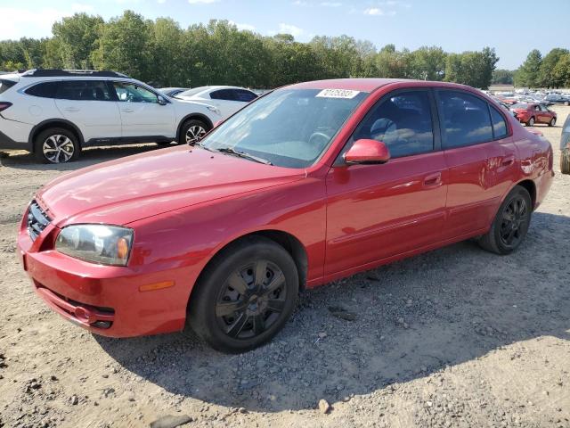 KMHDN46D64U797272 - 2004 HYUNDAI ELANTRA GLS RED photo 1