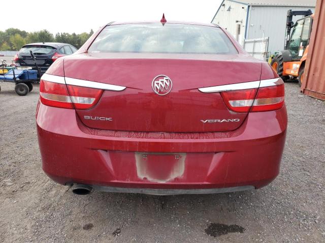 1G4PP5SK6C4221018 - 2012 BUICK VERANO RED photo 6