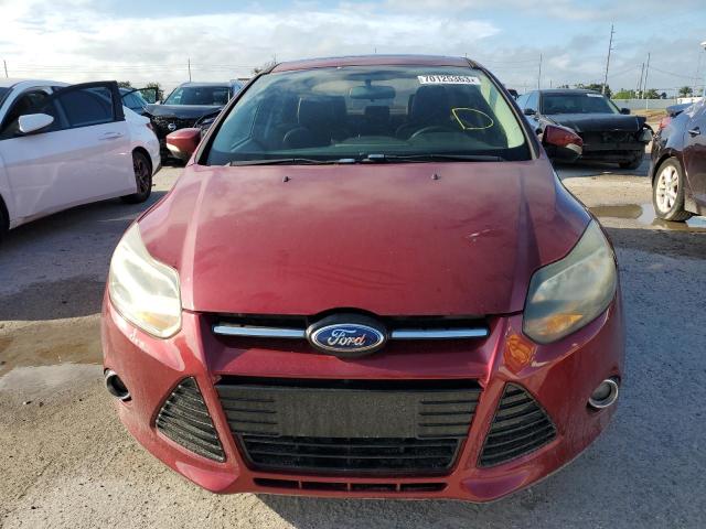 1FADP3J24EL291970 - 2014 FORD FOCUS TITANIUM RED photo 5