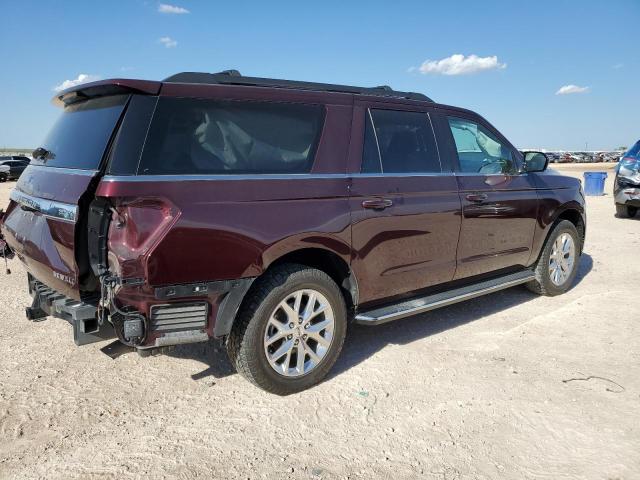 1FMJK1HT0MEA84389 - 2021 FORD EXPEDITION MAX XLT BURGUNDY photo 3