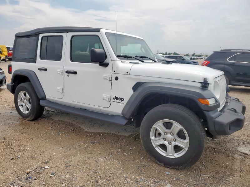 1C4HJXDN4PW545253 - 2023 JEEP WRANGLER SPORT WHITE photo 4