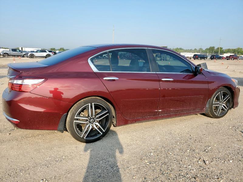 1HGCR2F5XHA083672 - 2017 HONDA ACCORD SPORT 勃艮第红 照片 3