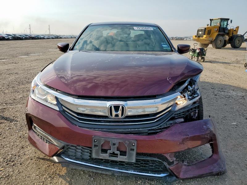 1HGCR2F5XHA083672 - 2017 HONDA ACCORD SPORT 勃艮第红 照片 5