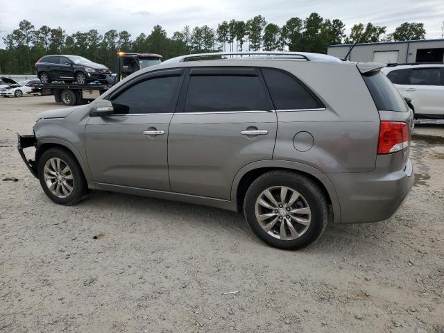 5XYKW4A25DG390771 - 2013 KIA SORENTO SX GRAY photo 2