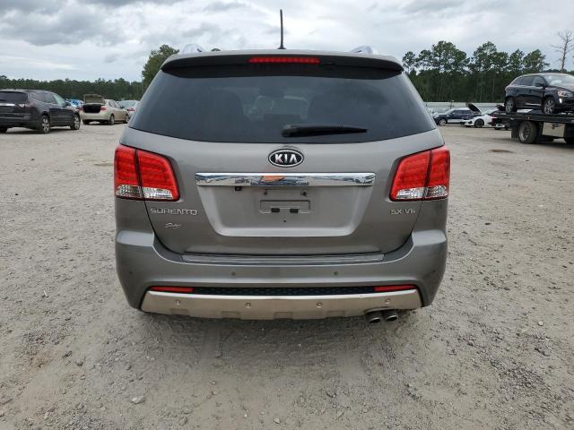 5XYKW4A25DG390771 - 2013 KIA SORENTO SX GRAY photo 6