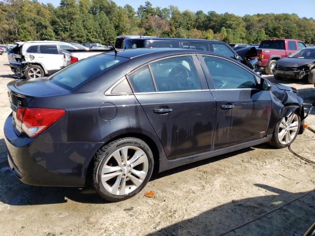 1G1PG5SBXE7333691 - 2014 CHEVROLET CRUZE LTZ BLACK photo 3