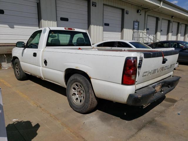 1GCEC14X17Z115383 - 2007 CHEVROLET SILVERADO C1500 CLASSIC WHITE photo 2