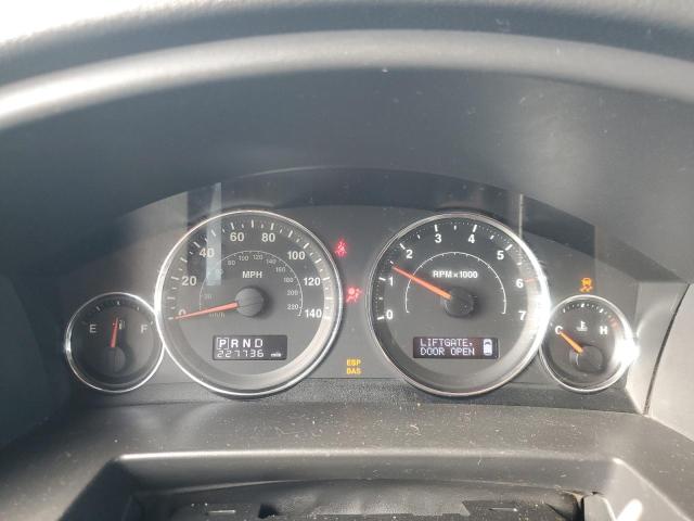 1J8HG48K68C207216 - 2008 JEEP COMMANDER SPORT Czarny zdjęcie 9