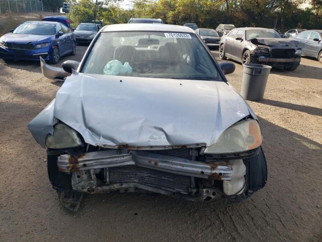 2HGES16341H936371 - 2001 HONDA CIVIC DX SILVER photo 5