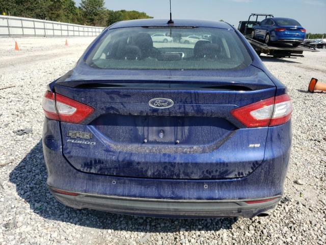 1FA6P0H7XE5354471 - 2014 FORD FUSION SE BLUE photo 6