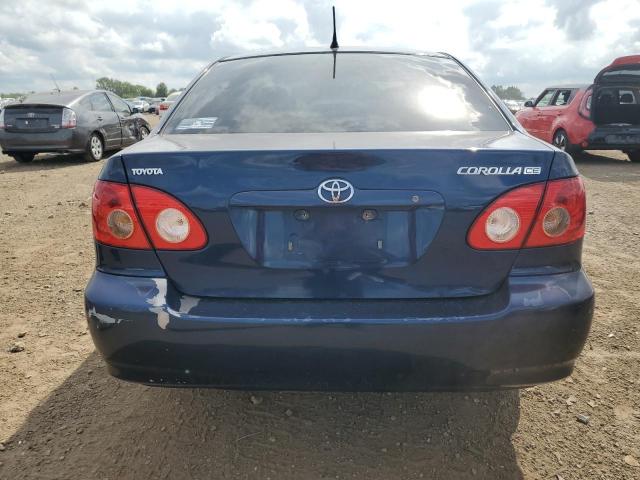 1NXBR32E38Z968313 - 2008 TOYOTA COROLLA CE BLUE photo 6
