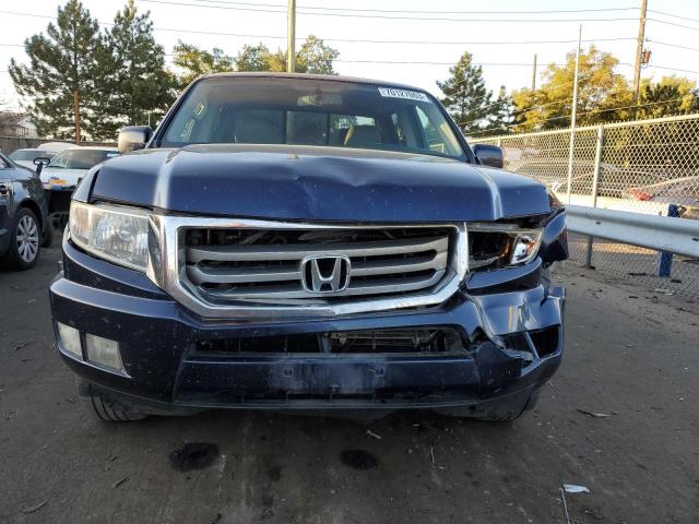 5FPYK1F56EB003216 - 2014 HONDA RIDGELINE RTL BLUE photo 5