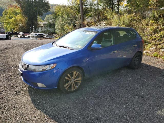 KNAFW5A32C5543918 - 2012 KIA FORTE SX BLUE photo 1