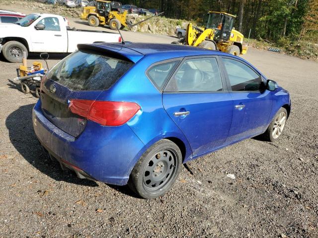 KNAFW5A32C5543918 - 2012 KIA FORTE SX BLUE photo 3